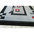 thumbnail image 2 of Premium 3D 5X8 5x7 Rug 1347 Grey, 2 of 5