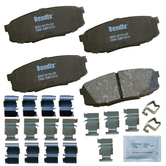 Bendix Brakes Disc Brake Pad Set Fits select: 2007-2020 TOYOTA TUNDRA, 2008-2020 TOYOTA SEQUOIA