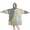 Blue Floral and-1, variant on Wearable Oversized Blanket,Blue Floral and Petal Pattern Wearable Blanket Hoodie for Adults,Cozy Hooded Blankets with Super Pockets,Super Warm Fuzzy Pullover for Women & Men