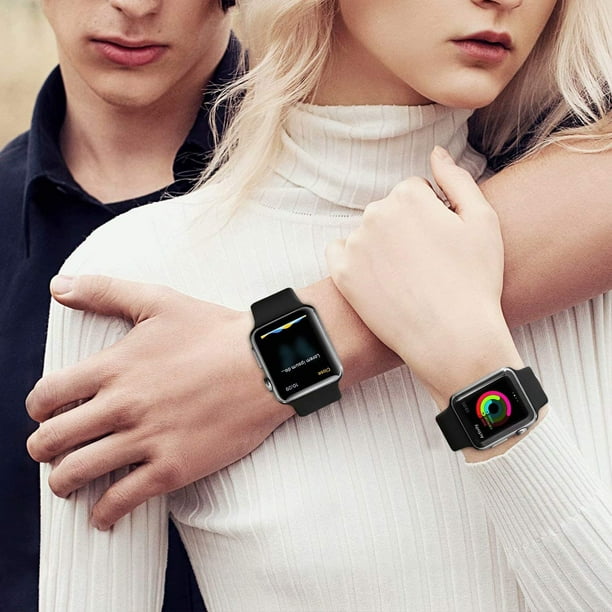 Compatible with Apple Watch Latest Stretch Liquid Silicone Soft Solo Loop Sport Band No Buckles or Clasps Compatible with iWatch Series