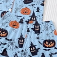 thumbnail image 3 of WOYY Girls Matching Halloween Pajamas Short Sleeve Button Down Sleepwear Set, Sizes 3-14, 3 of 7