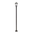 thumbnail image 4 of 3 Light Outdoor Post Mount Lantern In Traditional Style 10 Inches Wide By 114 Inches High-Oil Rubbed Bronze Finish Z-Lite 579Phbs-536P-Orb, 4 of 4