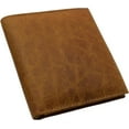 thumbnail image 2 of Bifold Hipster Credit Card Wallet RFID Blocking Men's Cowhide Leather Wallet, 2 of 8