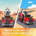 thumbnail image 3 of Set de construcción Mould King Semi Truck 906 PCS Forklift 29cm, 3 of 6