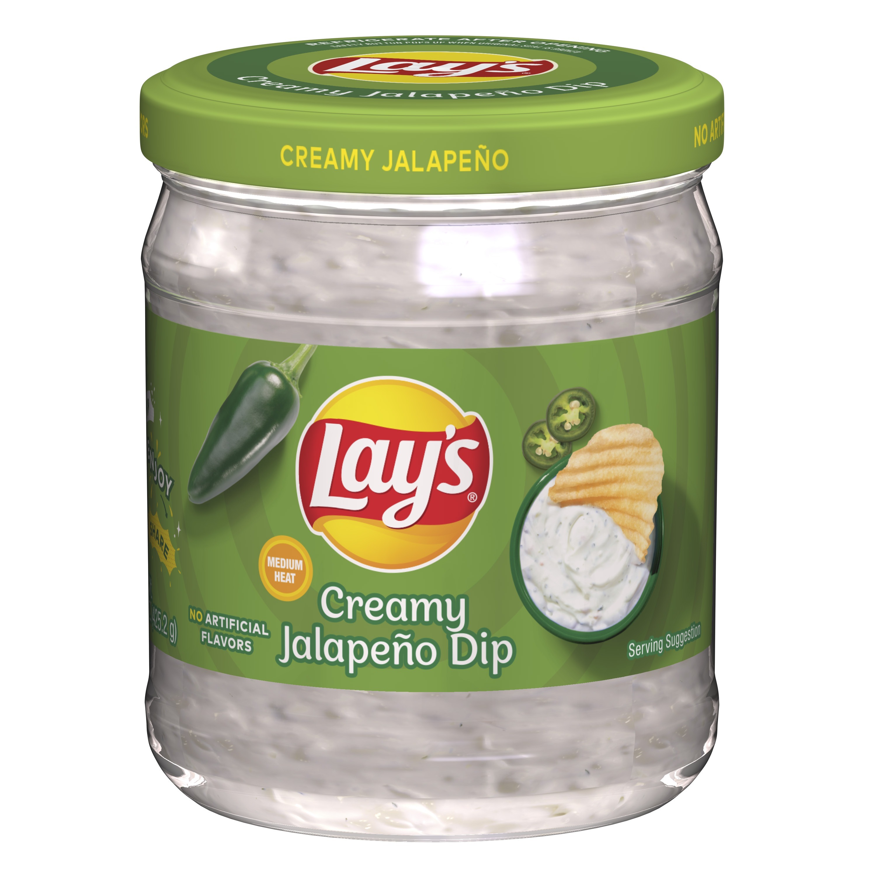 Lay's Creamy Jalapeño Dip, 15 oz