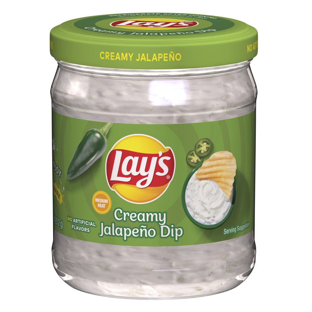 Lay's Creamy Jalapeño Dip, 15 oz
