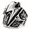 Silver, variant on Men's Skull Lightning Bolt Ring, Stainless Steel Gothic Statement Ring, Sizes 7-13, for Concerts, Parties and Everyday Wear, Birthday Gift for Him