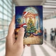 thumbnail image 4 of Merry Christmas Cane Corso Santa Hat Xmas Tree Winter Holiday Travel Passport Wallet Italian Mastiff Dog Lover Gifts Idea PU Leather Passport Holder Cover - 01013, 4 of 5
