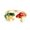 Gold, variant on Green Frog-Open Cuff Rings Adjustable Animal Red Mushroom Finger Knuckle-Stackable Jewelry Women Men