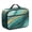 Green and Gold, variant on Blue and Gold Marble Pattern Insulated Lunch Bag Teens,Bento School Lunch Bag for Teens for Work,Picnic or Travel 10.6x7.7x4.3 Inches,12 Can Capacity