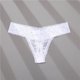 thumbnail image 1 of Tanga sexy de cintura baja para mujer, ropa interior de encaje transparente, 1 of 6