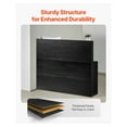 thumbnail image 3 of Reception Desk 55 Inch L-Shaped Counter, Office Front Desk with Drawer & Cabinet, Checkout Counter for Lobby Salon Office, Black, 3 of 9