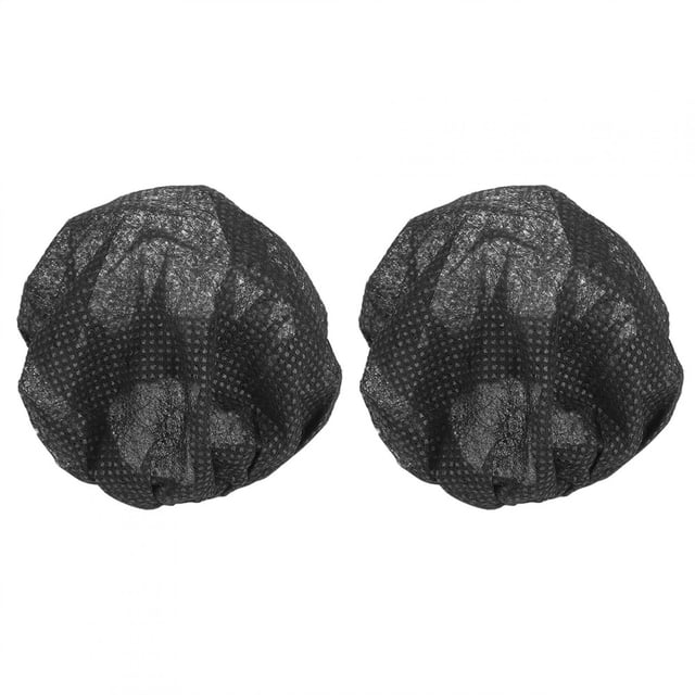 Interview Mic Cover, Non-Woven Easy To Wear Elastic Band Environmentally Friendly Microphone Cover, Recording Studio School Performances For KTV Black