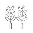 thumbnail image 3 of 2Pcs Plant Trellis For Climbing Plants Stake Climbing Trellis Flower Pot Support Black, 3 of 10