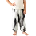 thumbnail image 2 of LJEFF Toddler Tie-Dye Harem Pants, Elastic Waist Comfy Breathable Baggy Summer Cotton Pants for Girls and Boys White Size 7 T, 2 of 6