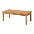 thumbnail image 4 of Alaterre Furniture Orwell Outdoor Acacia Wood Bench and Cocktail Table, Natural, 4 of 14