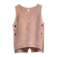 thumbnail image 2 of Aayomet Oversized Sweater Vest for Women Sweater Undershirt (B, XL), 2 of 3