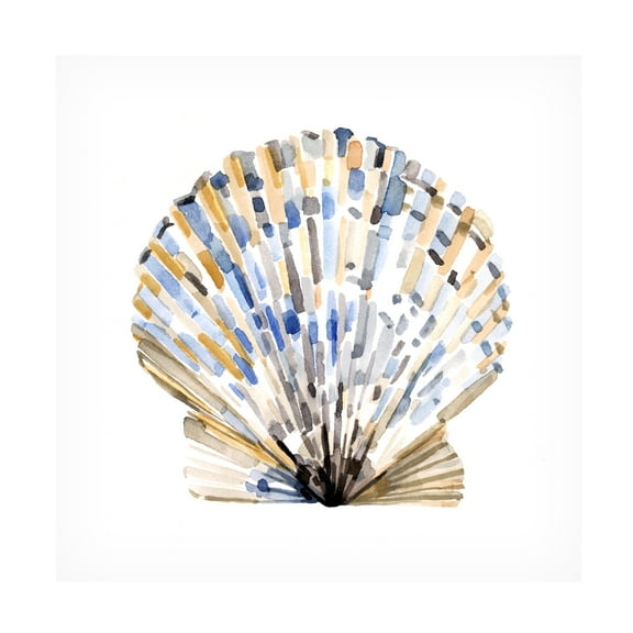 Emma Caroline 'Simple Shells I' Canvas Art