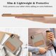 thumbnail image 4 of For Xiaomi Pad 5 Pad 5 Pro Case with Kickstand TPU + PC Skin-touch Tablet Cover - Green, 4 of 5