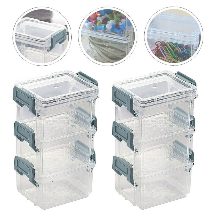 ZOENHOU 32 Pack 15 Grids Plastic Jewelry Organizer Box, Plastic Beads Storage Containers with Removable Dividers for Jewelry Bead Earring Fishing Hook