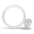 thumbnail image 4 of ESTE ORIGIN 2.00Ct Oval Cut Lab-Grown Diamond Solitaire Engagement Ring – Hidden Halo, 4 Claw Setting in 10K White Gold for Women, 4 of 7