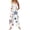 #03Beige, variant on Graffiti Style Star One Piece Casual Loose Overalls Blue M