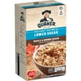thumbnail image 2 of Quaker Instant Oatmeal, Lower Sugar, Maple & Brown Sugar, 1.19 oz, 10 Packets, 2 of 9