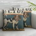 thumbnail image 3 of Orinice  Dog Pillow Cover Gifts for Dog Lovers Decorative Cushion Cover Square Pillowcase for Sofa Couch Living Room Linen, 3 of 5