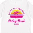 thumbnail image 4 of Inktastic Summer Enjoy the Sunshine Delray Beach Florida in Pink Boys or Girls Long Sleeve Toddler T-Shirt, 4 of 5