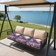 thumbnail image 6 of Xixirimido Couch Cushion Cover Non-Slip Sofa Cover with Elastic Bands Universal Armchair Cushion Slipcover Replacement Furniture Protector, Cardinal Moon Cherry Blossom, 6 of 8