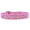 Bright Pink, variant on Dog, Puppy Pet Fashion Collar, "Confetti Crystal Rimsets Sprinkles"