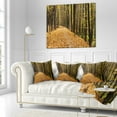 thumbnail image 2 of Designart Dense Autumn Forest Woods - Modern Forest Throw Pillow - 16x16, 2 of 4
