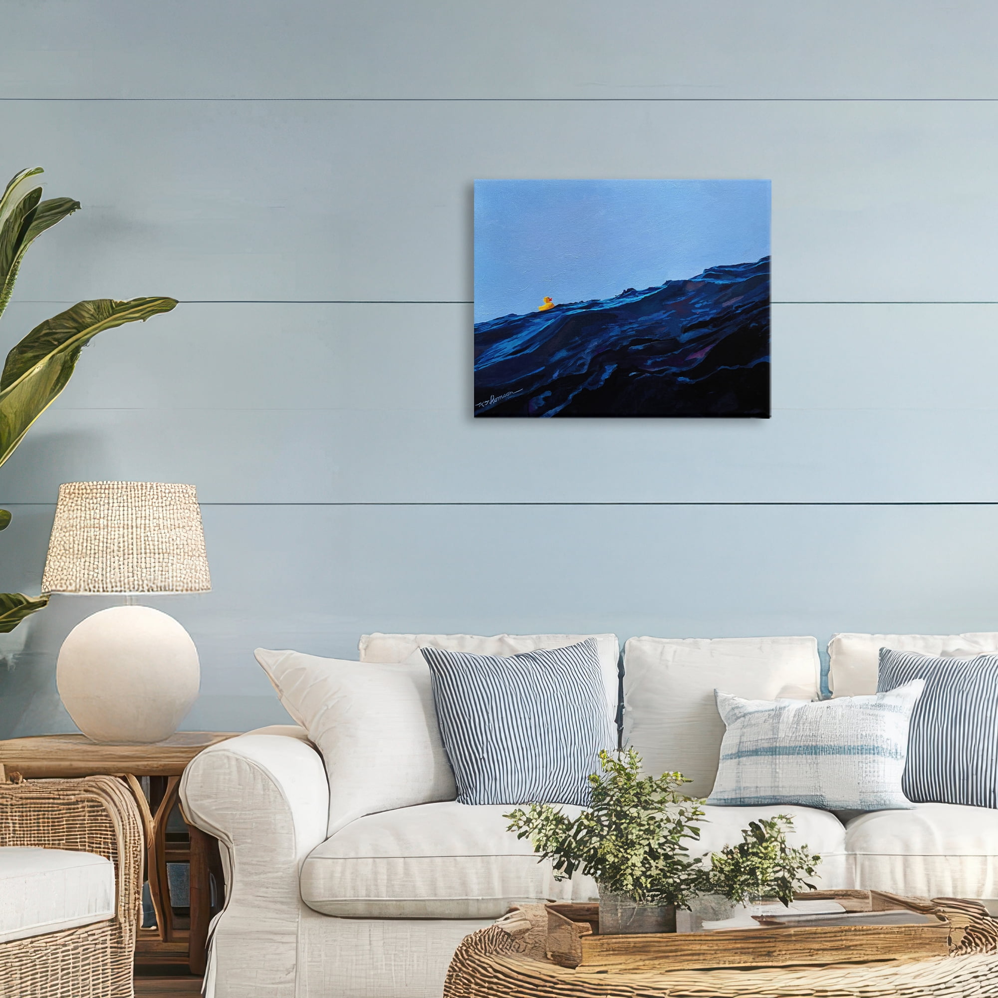 You're The One Duck Canvas Wall Art, design by Keith Thomson