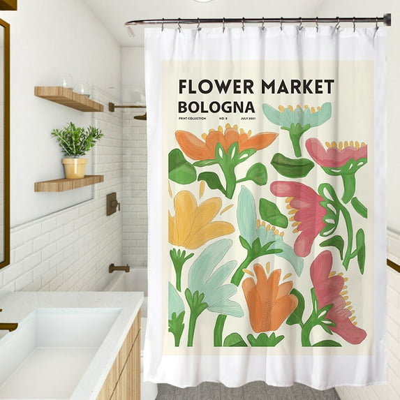 Shower Curtain Bathroom Shade Hand-painted Shower Curtain 1.5M * 2.0M