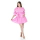 thumbnail image 1 of Vestido camisero con falda a capas Roman Fashion /Tallas Extras, 0214 (Rosa) rosa 40, 1 of 6