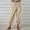 A01_Khaki, variant on ylioge Ladies Cropped Trendy Pants Linen High Waist Loose Fit Cruise Trousers Pockets Tapered Solid Color Summer Pants Pantalones