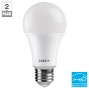 Cree Lighting A19 60W Equivalent LED Bulb, 815 lumens, Dimmable, Daylight 5000K, 25,000 hour rated life, 90+ CRI, Good for Enclosed