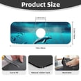 thumbnail image 2 of Xecao Hawaiian Ship Dolphin for Kitchen Sink Splash Guard Faucet Mat , Faucet Guard & Draining mat, (15" X 5.5" ), 2 of 7