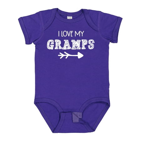 

Inktastic I Love My Gramps with Arrow Gift Baby Boy or Baby Girl Bodysuit