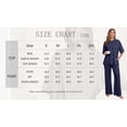 thumbnail image 6 of MINTREUS Lounge Sets for Women Knit Short Sleeve Tops and Long Pants Soft Comfy Pajamas Set Oversized 2 Piece Outfits S-4X, 6 of 8