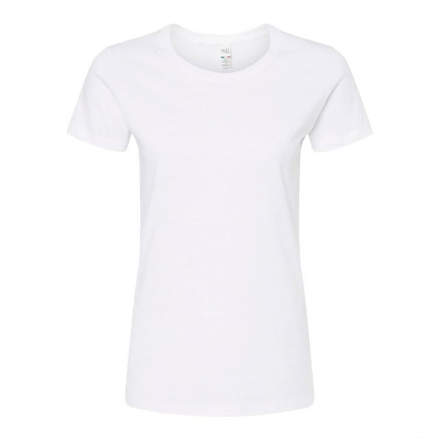 Playera M&O Knits para Mujer Lisa Manga Corta Cuello Redondo