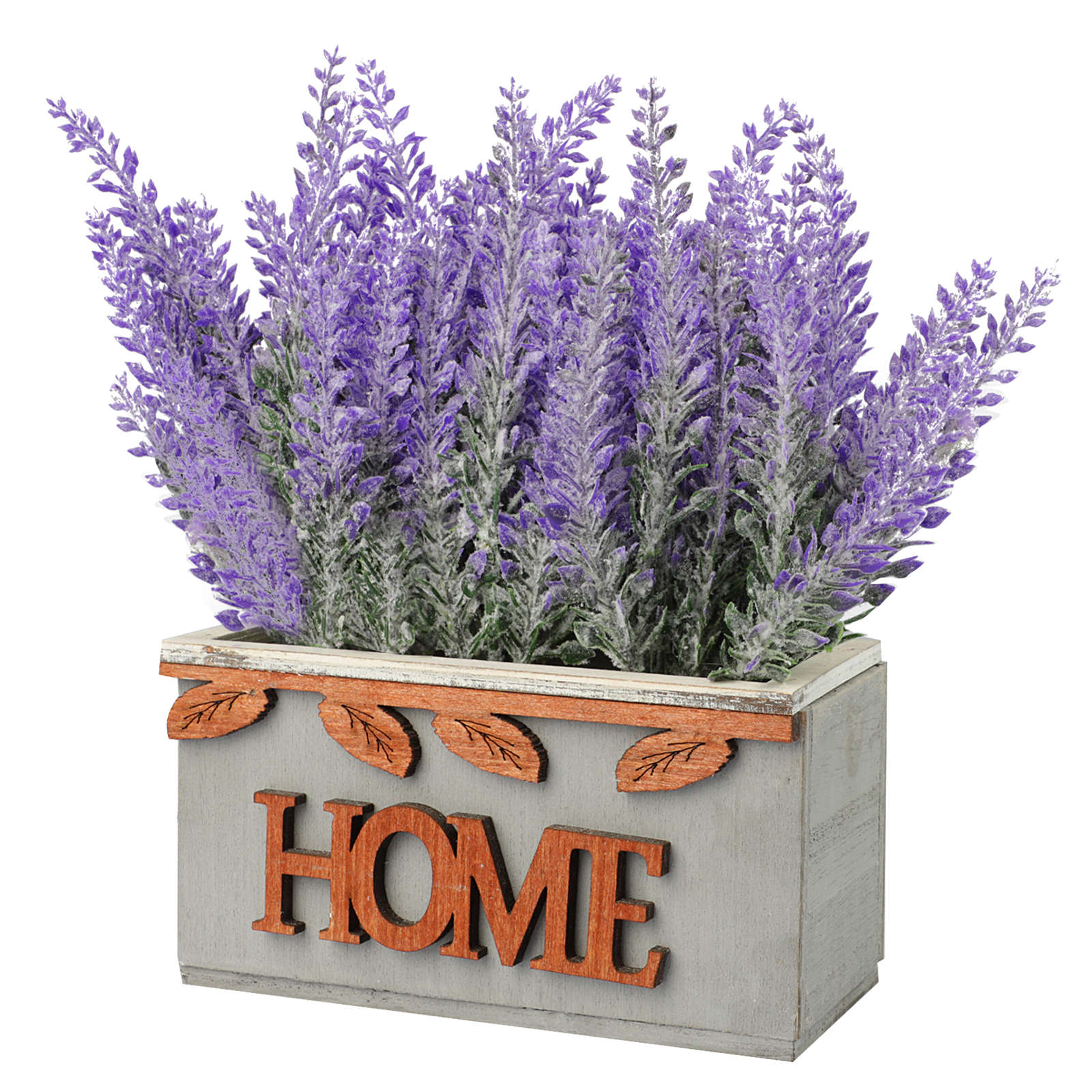 Artificial Lavender Potted Plant Tsv Lavender Flower Home Decor Rustic And Timeless Modern Farmhouse Decor Beautiful Lifelike Faux Flowers In Wooden Vase For Garden Party Wedding Office Decoration Walmart Com