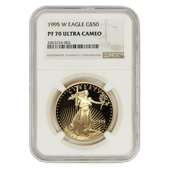 1995-W $50 Gold Eagle NGC PF70 Ultra Cameo U.S. Mint Coin