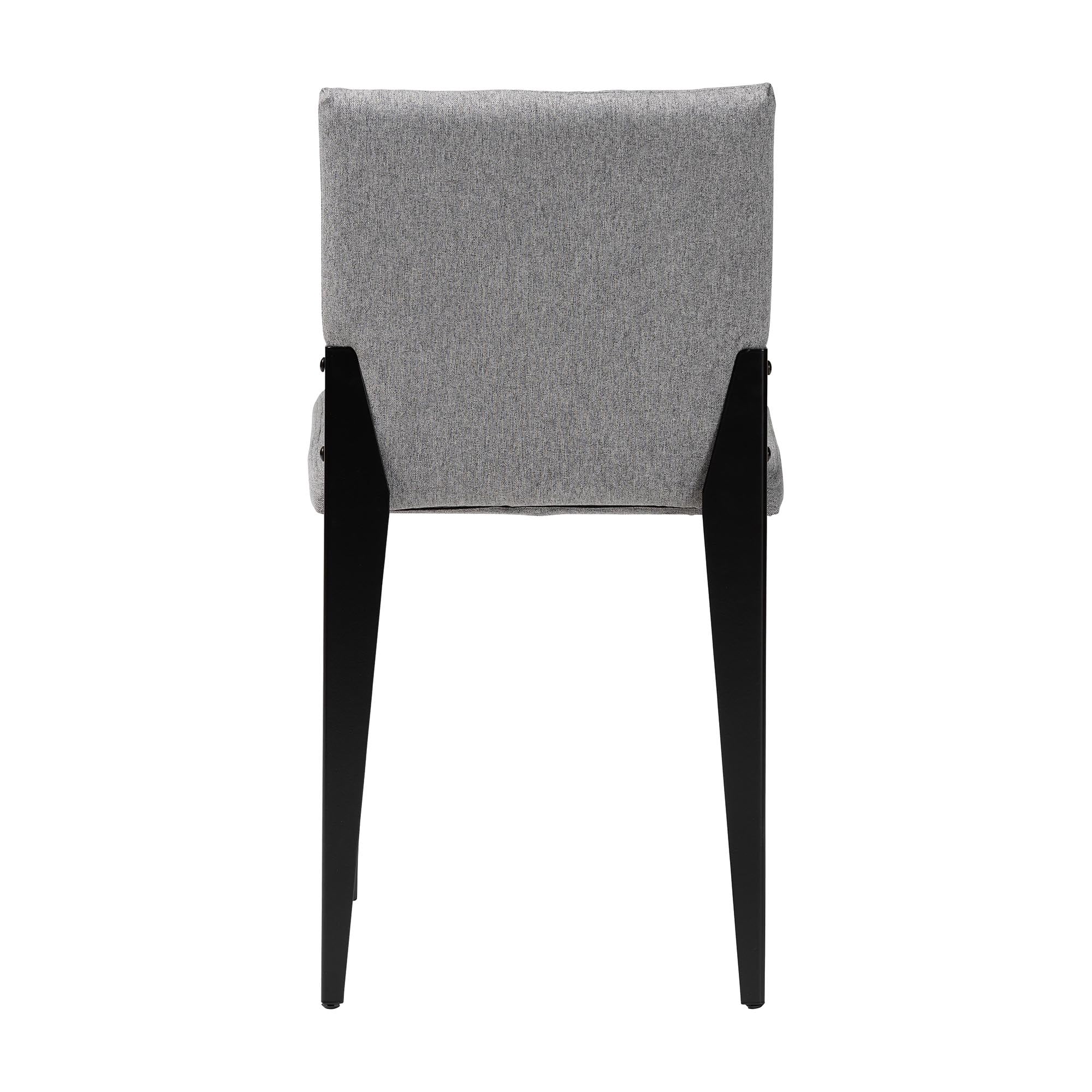 Baxton Studio Bishop Industrial Dining Chair, 4-Piece, Black