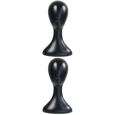 2 PCS Human Trucker Female Mannequin Head Hat Display Stand Hair