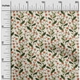thumbnail image 2 of oneOone Silk Tabby Red Fabric Floral Retro Craft Projects Decor Fabric Printed By The Yard 42 Inch Wide, 2 of 5