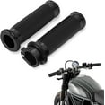 thumbnail image 3 of 1 Inch Motorcycle Handle Bar Hand Grips Fit for Harley Sportster XL1200 883 Dyna, 3 of 9