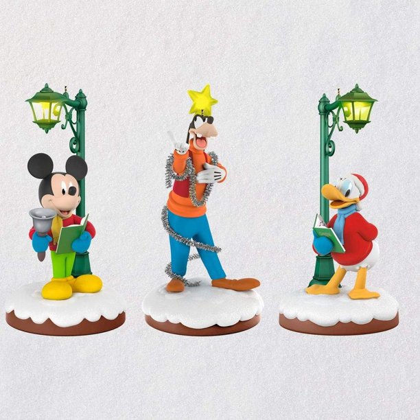 HMK Hallmark 2018 Disney Christmas Carolers Storytellers Ornaments (Set