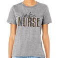 thumbnail image 2 of Cardiac Nurse Leopard Print Shirt Unisex 4X-Large Grey, 2 of 5
