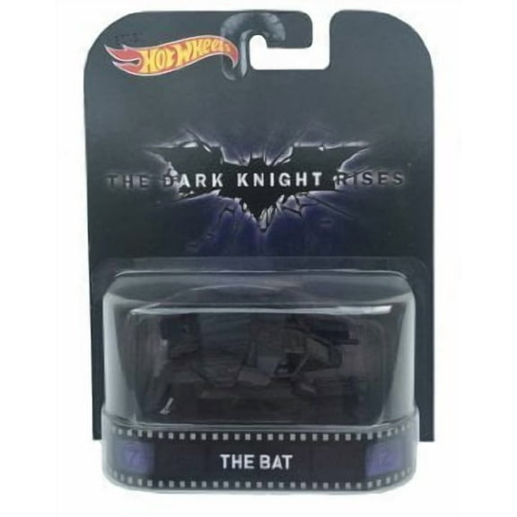 The Bat Vehicle "The Dark Knight Rises" Hot Wheels 2015 Retro Series 1/64 Die Cast Vehicle